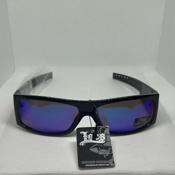 Locs Mens Mirrored Hardcore Sunglasses - Picture 3 of 3